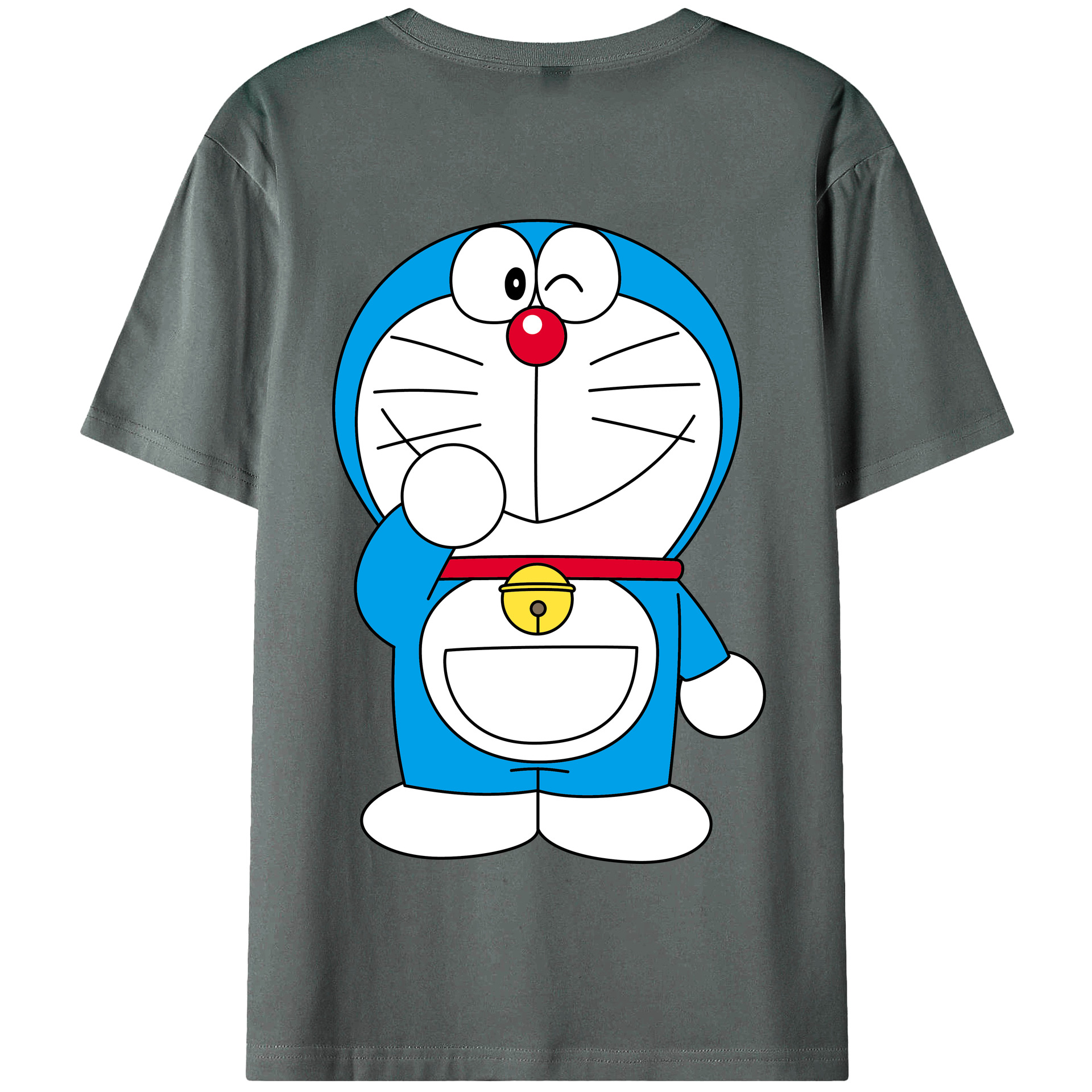（画像用） ドラえもん Doraemon 綿100％半袖Tシャツ（背面プリント）